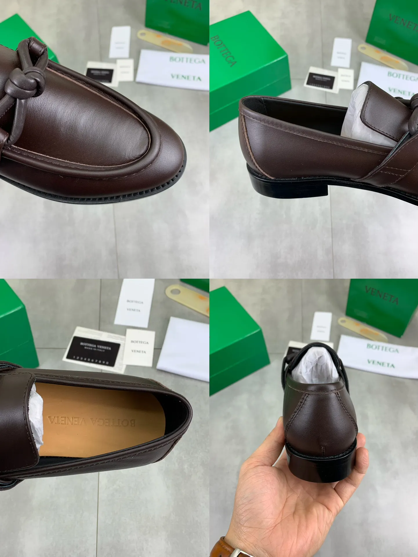 Men's shoes 💰P820 [New model] (genuine leather outsole) water-dyed cow lining 💰High-quality business couple leather shoes 💎💎💎 BOTTEGA VENETA official website synchronizes the latest top version of BV in the market, accept material comparison, shoe type comparison, process comparison, practical and textured, versatile and suitable for any occasion, the more you look at it, the more flavorful it becomes. Purely hand-knitted craftsmanship - Upper material, calfskin imported from Italy 🇮🇹 - High-quality water-dyed cowhide lining - Original private model customized leather outsole -Size: Female 35-39 (40 ordered) Male 39-44 (38 45 can be customized) Color: Multiple colors available